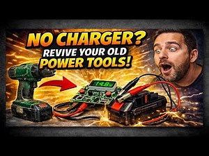 How to Charge A Cordless Drill Battery Without A Charger!