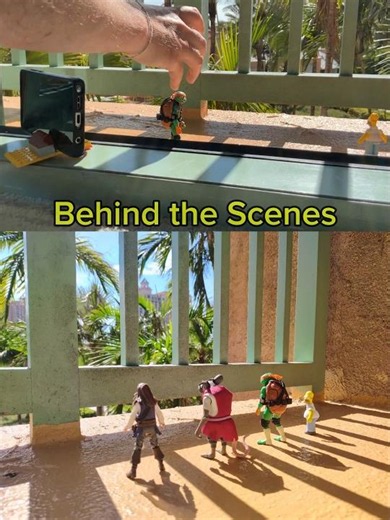 Behind the Scenes Welcome to Paradise 🌴 The Simpsons Stop Motion ‪@AtlantisBahamasOfficial‬