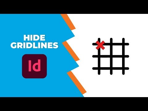 how to hide gridlines in InDesign shortcut