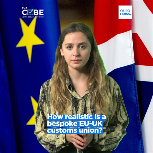 5.1K views · 190 reactions | Brexit is back making headlines in the UK after the Liberal Democrats received support for creating a bespoke customs union. Where does the UK currently stand, and what benefits would such an agreement bring? #TheCube investigates. | Euronews English | Facebook