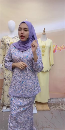 Host pakai code lavender ye💜 #bajukurung #bajukurunglace #sedondonibudananak #bajuraya #raya2026