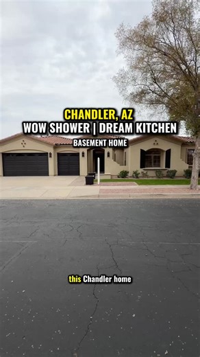 Ben Graham | Phoenix, Arizona Realtor on Instagram: "Chandler home tour with a jaw-dropping primary shower, a dream kitchen, and something only 2% of AZ homes have - a basement. Comment “940” and I’ll send you the details. Most Chandler homes feel familiar. This Chandler home does not. You notice it right away. The kitchen feels custom, open, and built for real hosting. Then the primary suite hits, with a shower that feels more boutique hotel than Arizona suburb. And then comes the part almost n