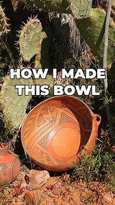 Step by step showing how I made this Tusayan Polychrome bowl. This is a replica of a bowl that was made over 800 years ago in northern Arizona. | Andy Ward's Ancient Pottery