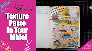 11 reactions | In this video, Justine shows us how to use Acrylic Paint and Texture Paste in our Bibles. You can find the kit Justine is using here - Hebrews 13:20-21 - God of Peace: https://www.biblejournalingministries.com/product/hebrews-1320-21-god-of-peace-bible-journaling-kit/ To sign up for our free 10-day Bible journaling course: https://xy270-c02fef.pages.infusionsoft.net | Bible Journaling Ministries | Facebook