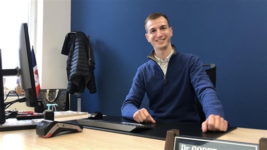 Julien Godet, un jeune médecin qui se plaît à Bohain