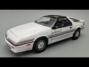 1988 Dodge Daytona Shelby Z Turbo 1/25 Scale Model Kit Build How To Assemble Paint Interior