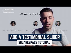 How to Create a Testimonial Slider in Squarespace