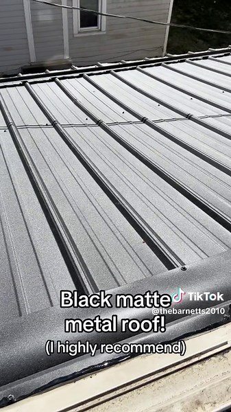 New Black Metal Roof Installation Review