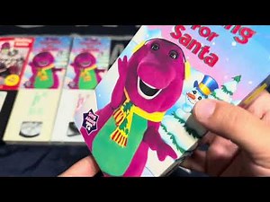 Comparison Video #24: 6 Different Versions Of Barney: Waiting For Santa VHS