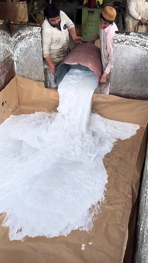 How White Foam is Made by Hand in Factories