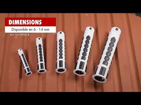 Würth SHARK® Twist cheville universelle synthétique
