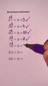 15K views · 149 reactions | Division by 9 #maths #mathematics #study #knowledge #school #reeels #reels #reel | Understand Mathematics | Facebook