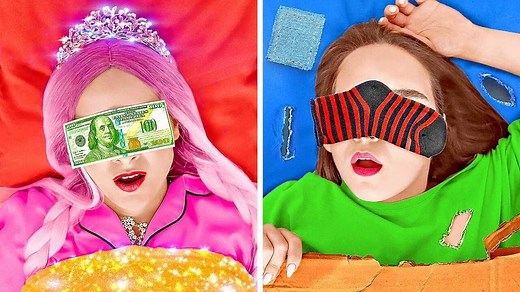 Fille riche vs pauvre || élève populaire fauchée vs. élève ringarde riche par 123 go! School: | 123 GO Challenge French