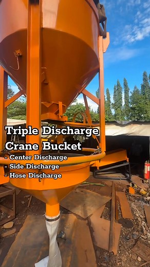 5.9K views |   (Triple Discharge Option) - Center Discharge - Side Discharge - Hose Discharge “why need 3 buckets for your project if you can have 1 triple discharge bucket” Available Sizes; .5cbm .75cbm 1cbm 1.2cbm 1.5cbm 1.75cbm 2cbm 2.2cbm 3cbm 5cbm for your CRANE BUCKET needs Contact Us  09606911487 - SMART  09951318972 - GLOBE ☎️ (044)492-5040 - PLDT  emetal_fab@yahoo.com | E-Metal Fab | Facebook