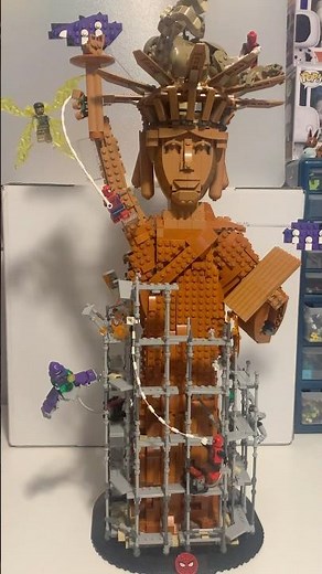 Lego Spider-Man no way home moc: Statue of Liberty final battle #legospiderman #lego #spiderman