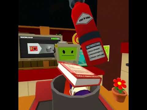 I completely destroyed my kitchen (job simulator) #vr #jobsimulator