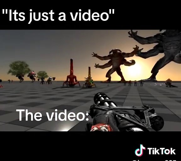 Exploring Childhood Games: Gmod and Serious Sam