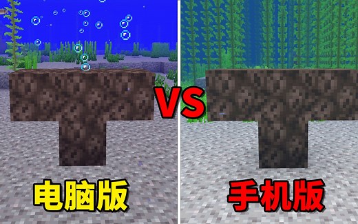 我的世界：手机版与电脑版有哪些不同？老玩家也不知道的三大区别！