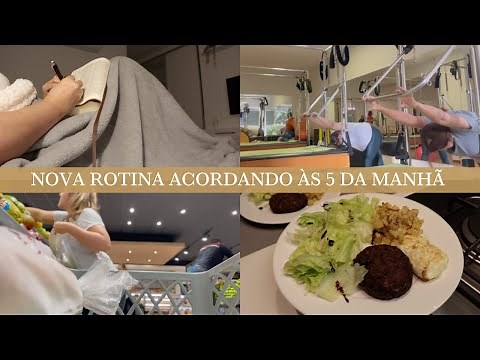 VLOG ROTINA 5am | minha nova rotina e estilo de vida