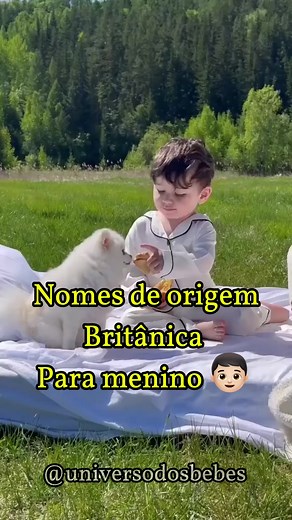 Nomes Ingleses para Menino