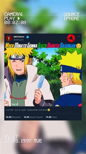 NARUTO LEARNING RASENGAN AND MINATO HELPS 🤯?? #naruto #animeshorts #viralshorts