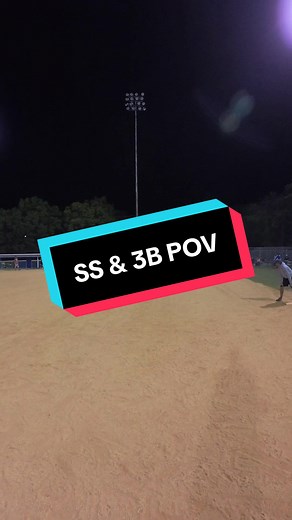 Some plays from SS and 3B from the past few weeks @44Pro @insta360 official @ProSlideSports #softball #slowpitch #sports #pov #fyp