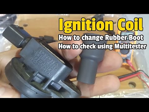 How to replace IGNITION COIL Rubber Boot and Check using MultiTester