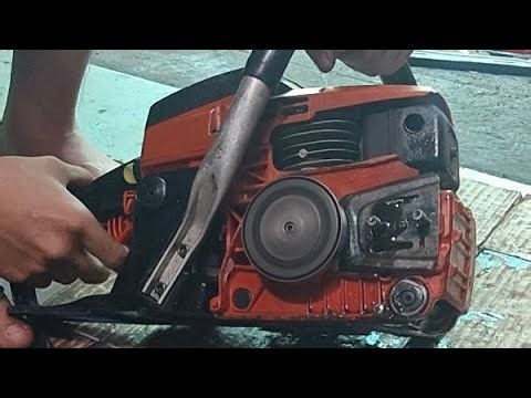 thay séc măng cho máy cưa, ECHO V3501, Echo V3501 Chainsaw Piston Ring Replacement