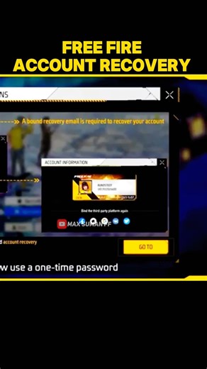 FREE FIRE ACCOUNT RECOVERY 🔥FREE FIRE NEW ACCOUNT RECOVERY