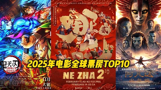 2025年电影全球票房TOP10