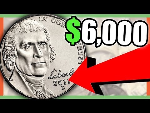 $6,000 RARE NICKEL - VALUABLE NICKELS TO LOOK FOR!!
