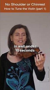 No Shoulder/Chin Rest. How to Tune the Baroque Violin(1) #baroqueviolin #barockgeige #violintune