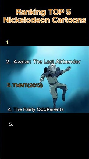 Ranking Top 5 NICKELODEON CARTOONS!!!