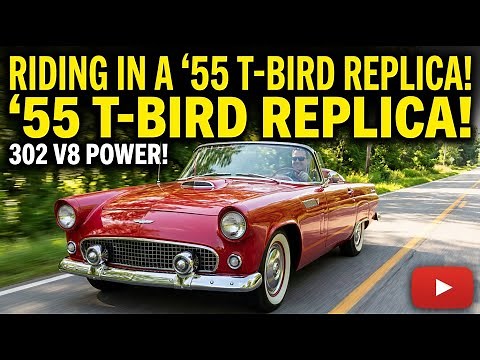 Riding in a 1955 Ford Thunderbird Shay Replica 302 V8