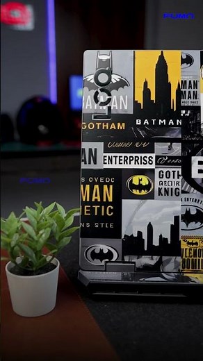 🦇 Batman Laptop Skin | Dark Knight Design | Timelapse & Cinematic Shots | Fomo Store