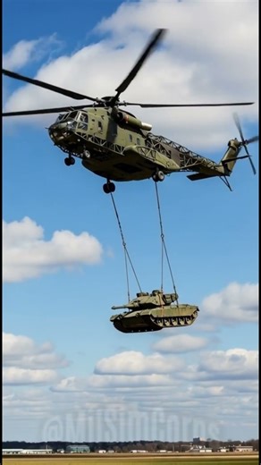 Flying Tank! You Won't Believe What This Helicopter Can Carry 5