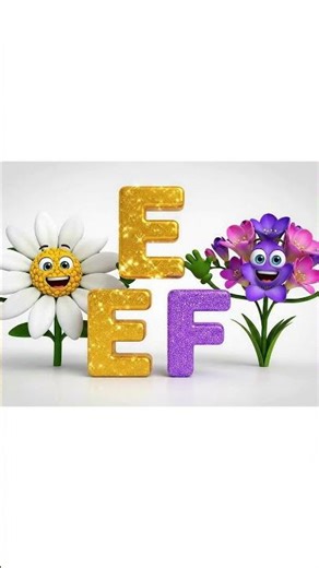 Alphabet Flowers🌸 (E-F)