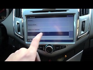 How to Reset Navigation to Factory Settings in Chevrolet Cruze (2008 - 2016) - Reset the Navigation