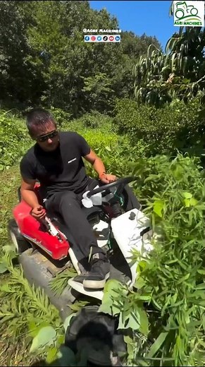 Ride-On Mower/Ride-On Brush Cutter RM830 || Made By OREC Japan || #mower #shorts