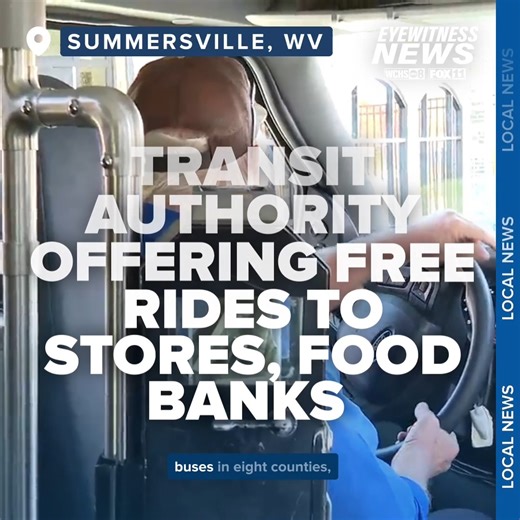 4.5K views · 27 reactions | As the state and food banks continue to push out food and resources to the communities dealing with the lapse in SNAP benefits, transit systems in the state are trying to make it easier for people to get to those resources. Story in our comments ⬇️ | WCHS Eyewitness News | Facebook