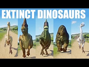 Extinct Dinosaurs Speed Races in Planet Zoo Included Struthiomimus, Archaeornithomimus etc