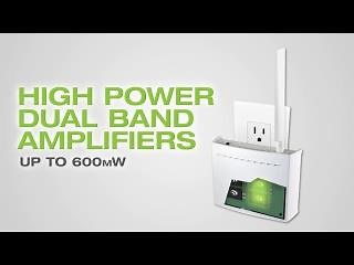 Amped REC22A Wireless High Power Plug-in AC1200 Wi-Fi Range Extender