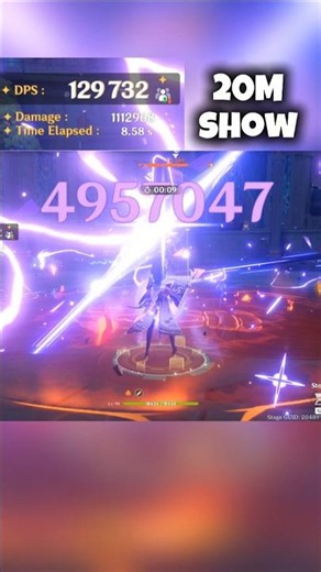 C6 Raiden shogun got a buff. 20M showcase #genshinimpact #raidenshogun