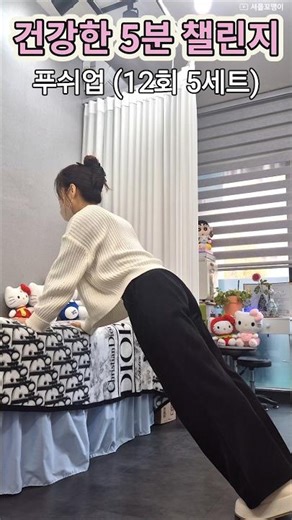 ✨️틈새운동 챌린지 100일째✨️ 팔근육강화 251124