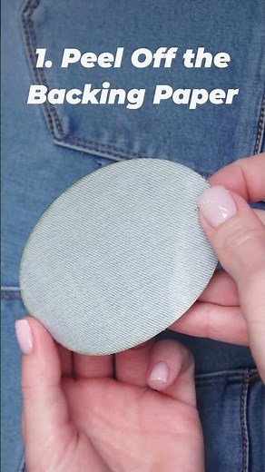 How to Repair Ripped Jeans with Iron-On Denim Patches 👖