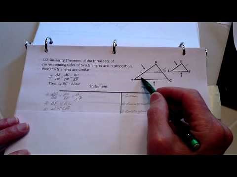 Proof: SSS Similarity Theorem