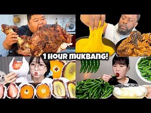 Only BIG BITES! 🤤1 Hour Crunchy & Juicy ASMR Mukbang Compilation (No Talking)
