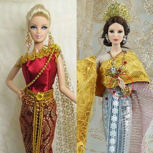 75K views · 2K reactions | Barbie Doll Dresses | Thailand Barbie Doll Dress/Jewellery | DIY Craft Ideas | Elite Dolls | Facebook