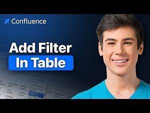 How To Add Filter In Confluence Table (EASY)