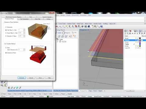 RhinoCAM: 2D Etching and Posting Your Files to .NC files